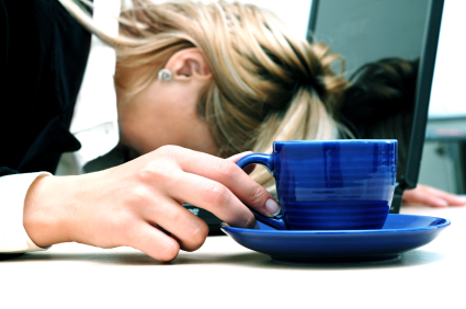 A little sleepy? Start at your desk!