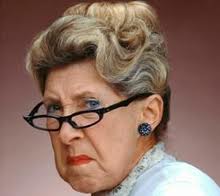 Mother very disappointed or angry